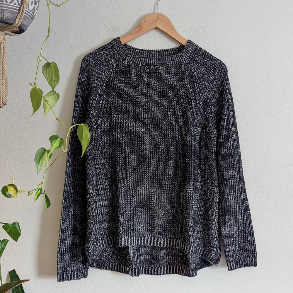 Everly | Black + White Knit Sweater